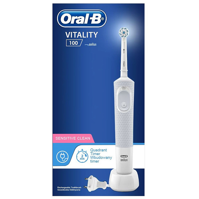 Зубная щетка Braun Oral-B Vitality D100.413.1 PRO Sensitive Clean
