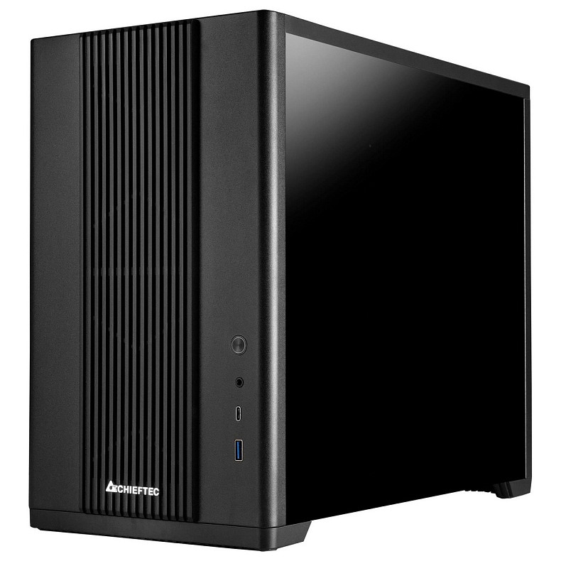 Корпус Chieftec UNI BX-10B-M-OP mATX, без БЖ, Black