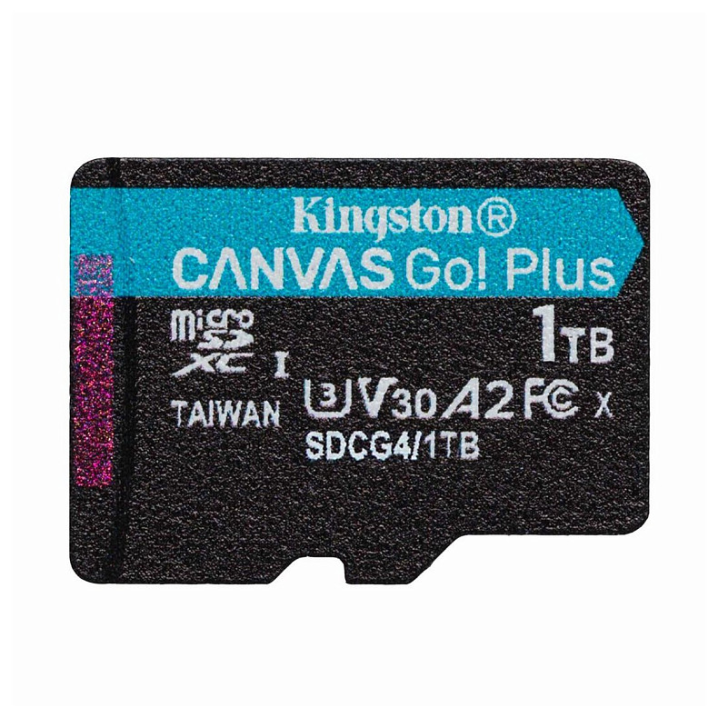 Карта пам'яті MicroSDXC 1TB UHS-I/U3 10 Kingston Canvas Go! Plus R200/W160MB/s (SDCG4/1TBSP)