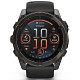 Спортивний годинник GARMIN Fenix 8 51mm AMOLED Sapphire Carbon Gray DLC Titanium with Black Silicone Band