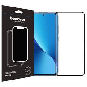 Защитное стекло BeCover для Xiaomi Redmi 12 Black (709610)