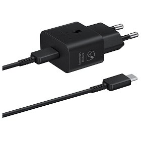 Сетевое зарядное устройство для Samsung 25W Type-C Cable Black (EP-T2510XBEGEU)