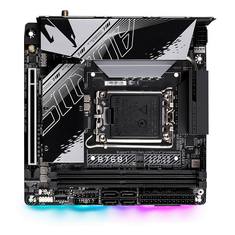 Материнская плата Gigabyte B760I Aorus Pro DDR4 Socket 1700