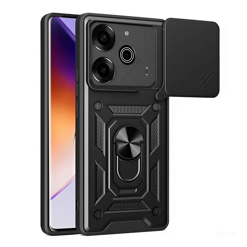 Чeхол-накладка BeCover Military для Tecno POVA 6 (LI7) Black (712167)