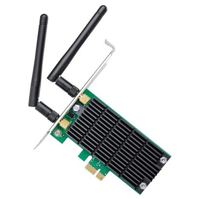 Бездротовий адаптер TP-Link Archer T4E (AC1200, PCI-E, 2 знімні антени)