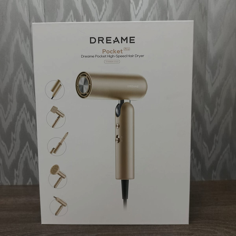 Фен-стайлер Dreame Pocket Pro 5in1 TitaniumGold SW - Уцінка