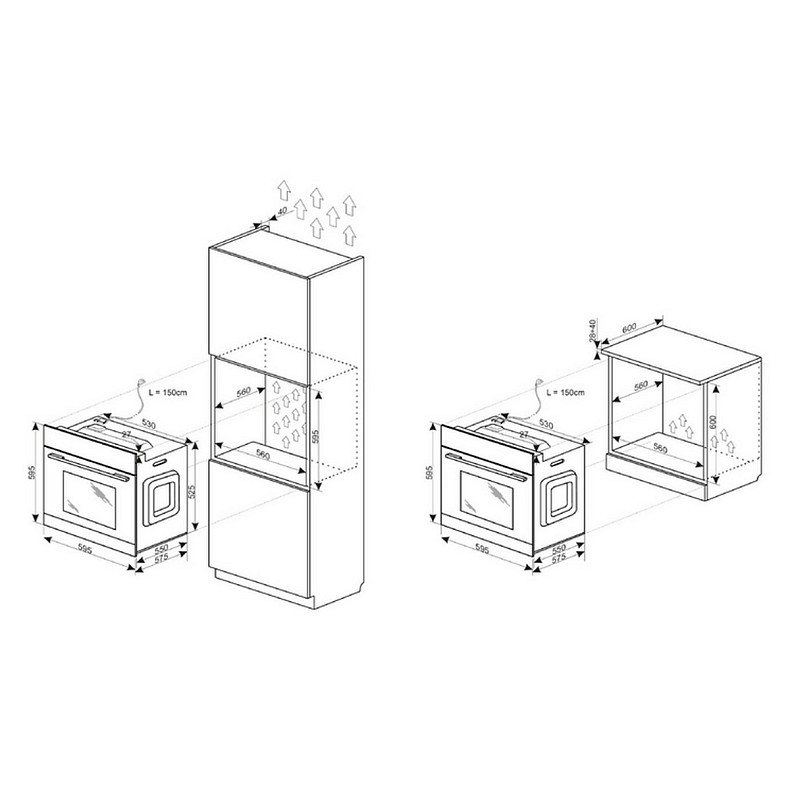 Духова шафа HANSA BOES68181