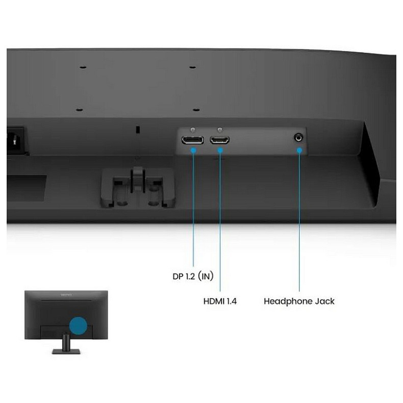 Монітор 23.8" BenQ GW2491, IPS, 100Hz, HDMI, DP, чорний