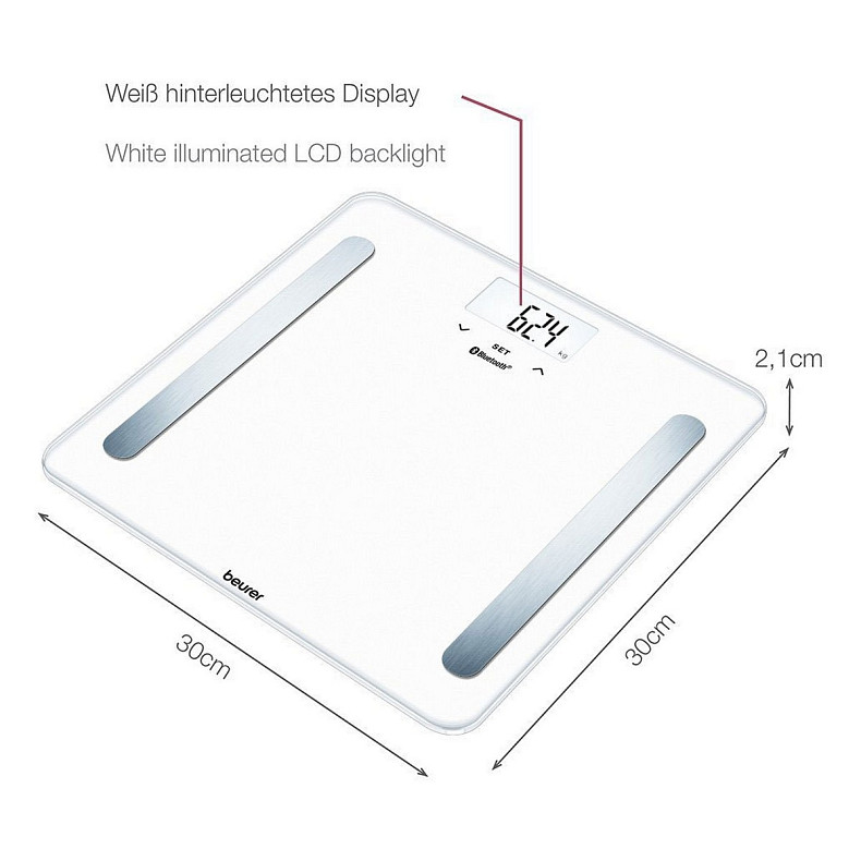 Ваги підлогові Beurer BF_600_PURE_WHITE
