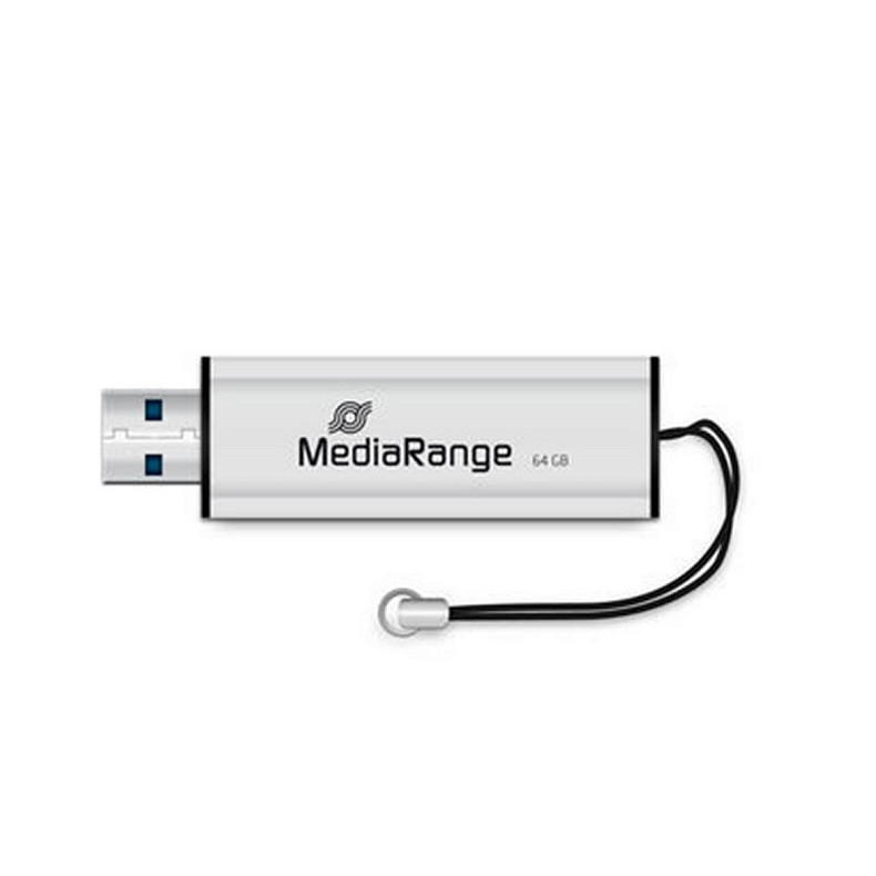 Флеш-накопичувач MediaRange Black/Silver (MR917) USB3.0 64GB Type-C