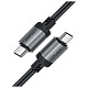 Кабель USB 2.0 USB-C to USB-C, 1.2 м, 3.0A, aluminum alloy Black, C20-03 Acefast