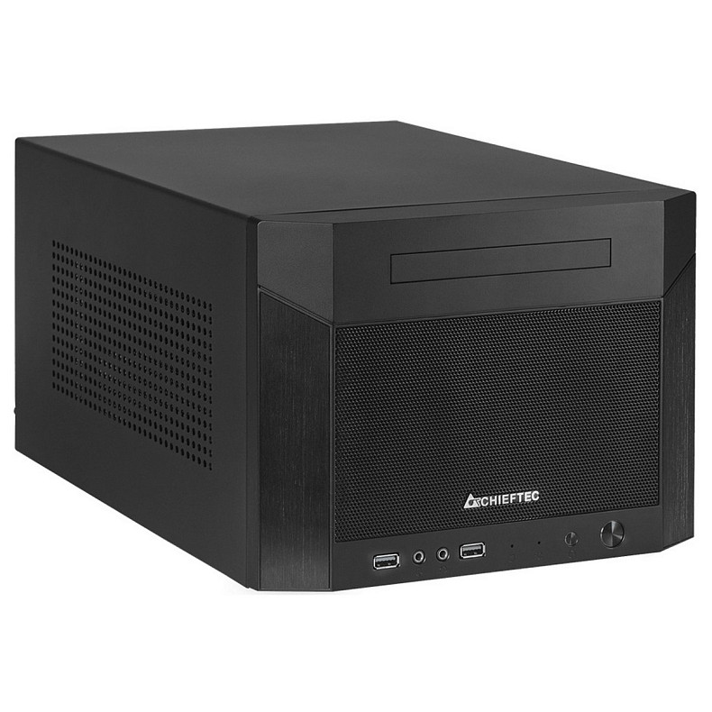 Корпус Chieftec PRO CUBE MINI CN-01B-OP miniITX, без БЖ, Black