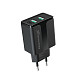 Сетевое зарядное устройство Grand-X CH-15B (2xUSB 2.4A) Black
