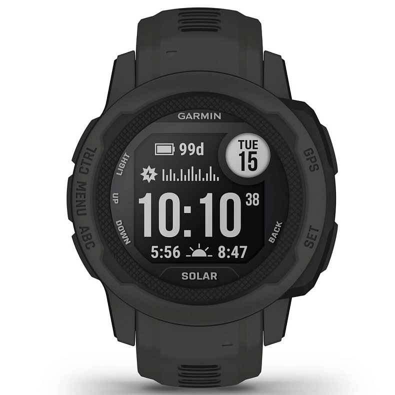 Спортивний годинник Garmin Instinct 2s Solar Graphite Gray