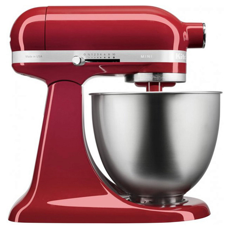 Кухонний комбайн KitchenAid Artisan MINI 3,3 л 5KSM3311XEER з відкидним блоком червоний