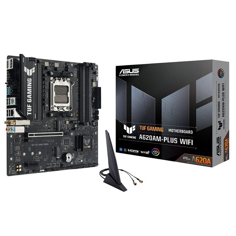 Материнская плата Asus TUF Gaming A620AM-Plus WiFi Socket AM5