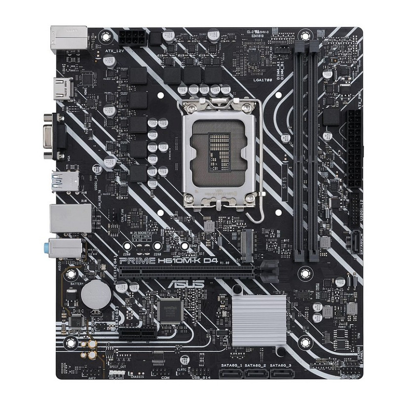 Материнская плата Asus Prime H610M-K D4 Socket 1700