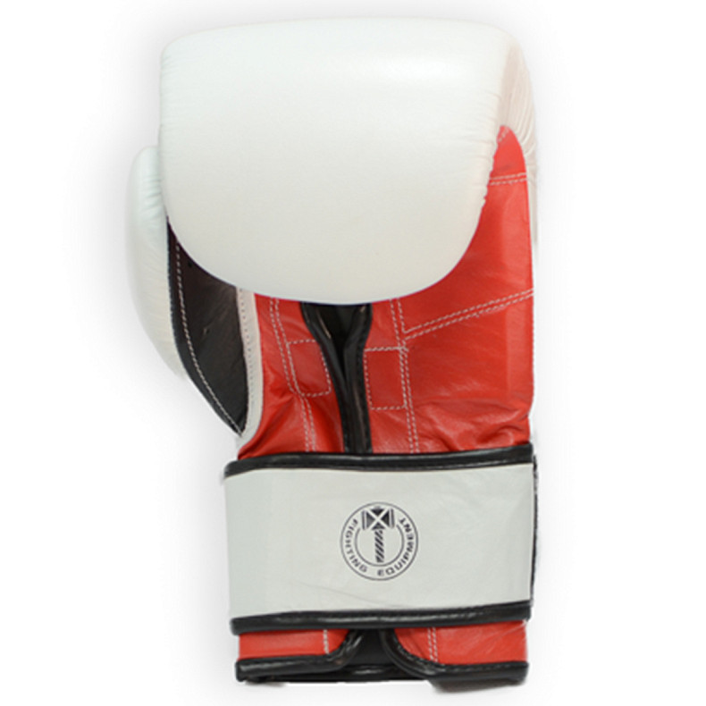 Перчатки боксерские THOR RING STAR 16oz /PU /бело-красно-черные