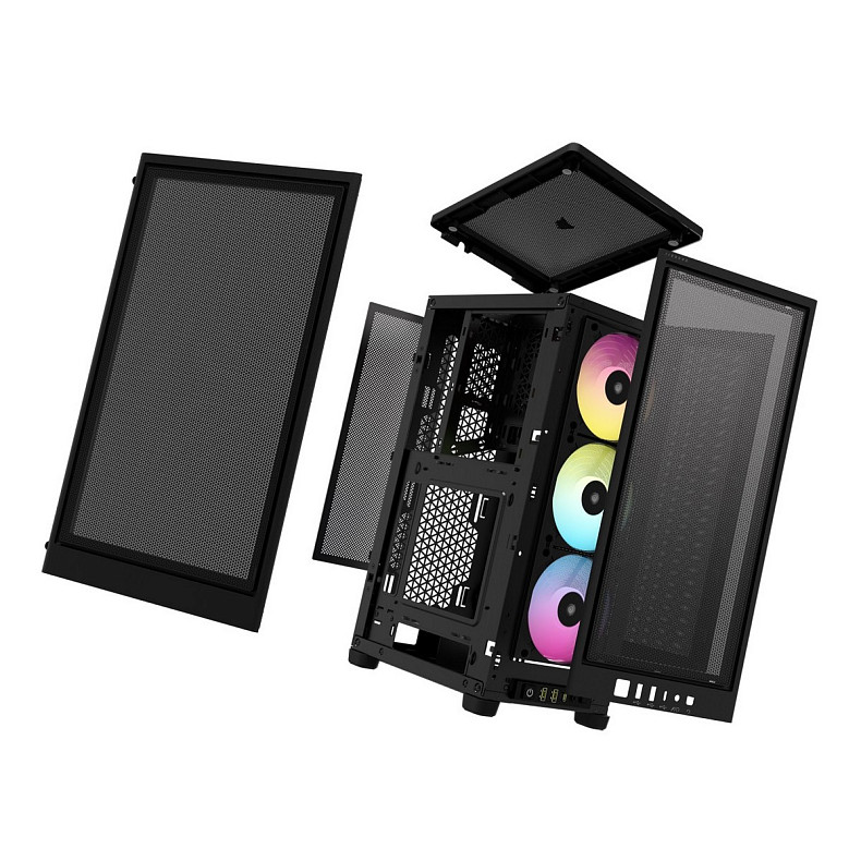 Корпус Corsair 2000D RGB Airflow Black (CC-9011246-WW)