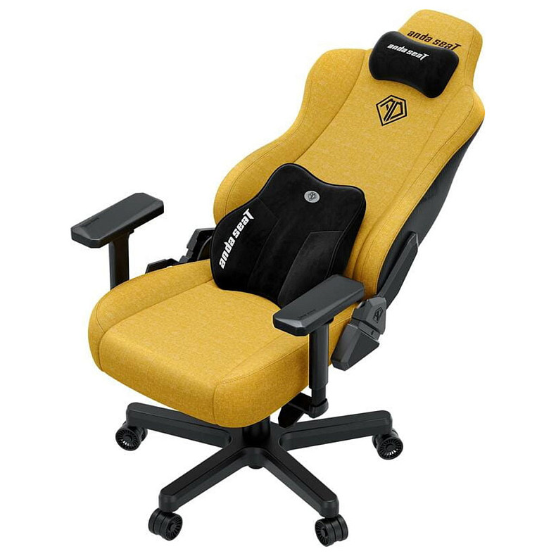 Крісло ігрове Anda Seat Kaiser 3E XL Bright Yellow Fabric