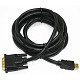 Кабель HDMI на DVI (двонаправлений), V1.3/19-пін, позолочені конектори, 7.5 м