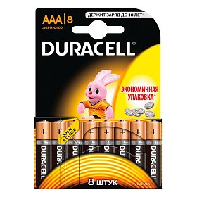 Батарейка Duracell Duralock Basic AAA/LR03 BL 8шт
