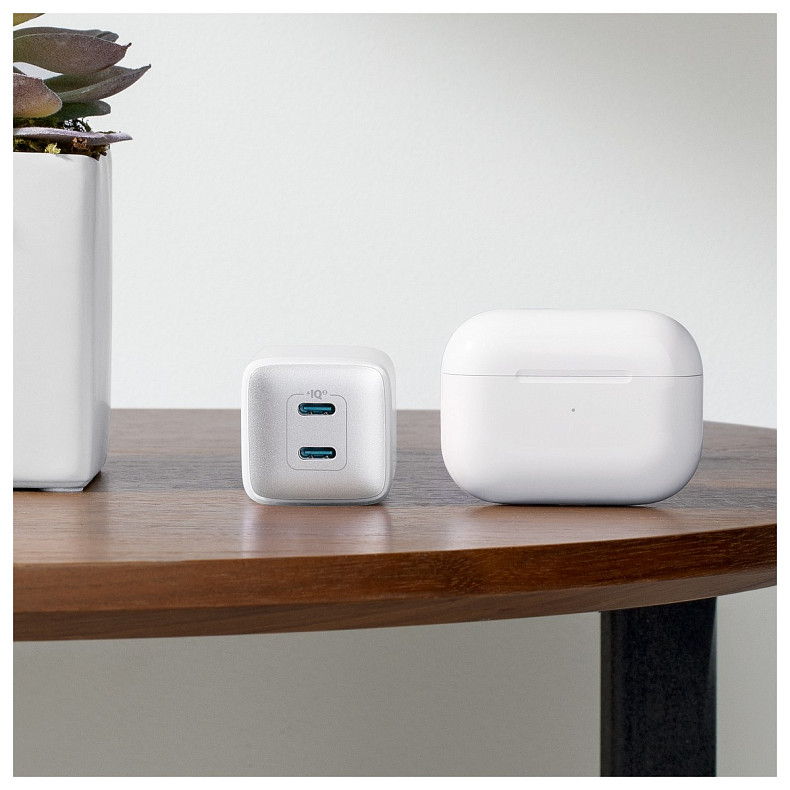 Сетевая зарядка ANKER PowerPort 521 Nano Pro - 40W 2xUSB-C PIQ3.0 (Белый)