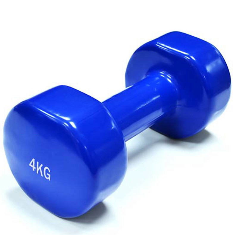 Гантель виниловая SPART 4 кг / пара/ синие