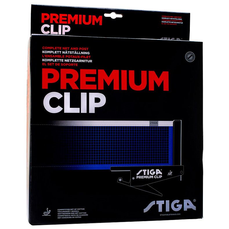 Сітка для настільного тенісу Stiga Premium Clip ITTF (639000)