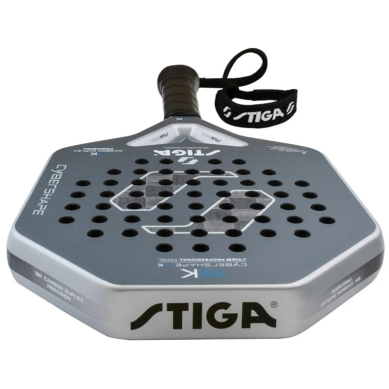 Ракетка для падел тенниса Stiga Racket 18K Cybershape 2V (2202-1722-03)