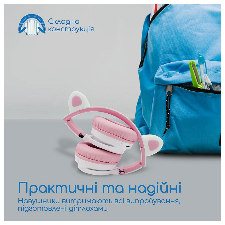 Bluetooth-гарнітура Promate Panda Bubblegum