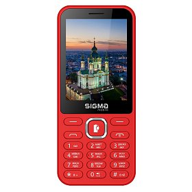 Мобільний телефон Sigma mobile X-style 31 Power Type-C Dual Sim Red
