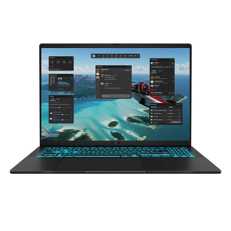 Ноутбук ASUS Vivobook V16 V3607VM-RP013 16" WUXGA, Intel 5 210H, 32GB, F1TB, NVD5060-8, NoOS, Чорний