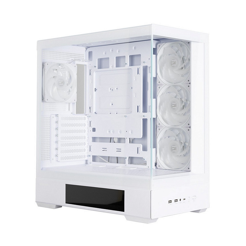 Корпус Zalman P40 DS без БЖ, 2xUSB3.0, 1x Type C, 3x120мм ARGB Reverse, 1x120мм ARGB, VGA 420мм, LC