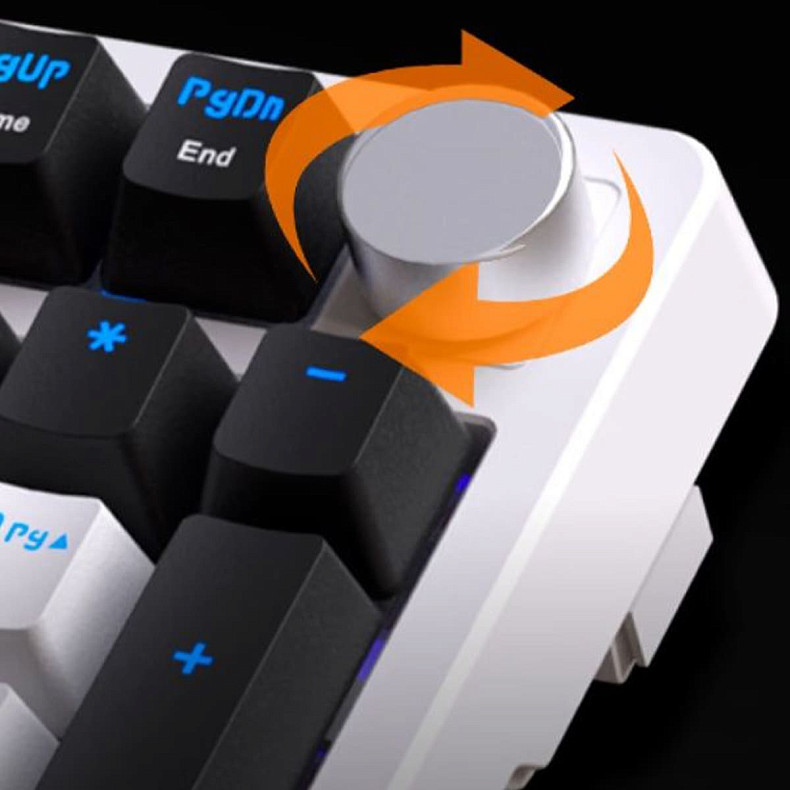 Клавіатура механічна GamePro MK170W (Red) з Hot-Swap RGB White