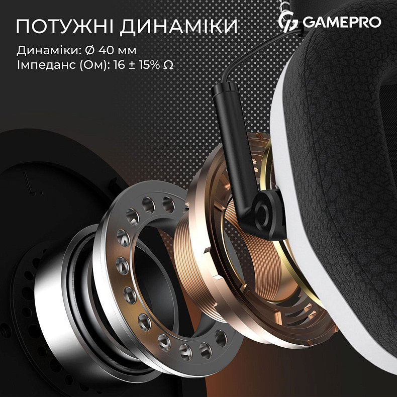 Гарнитура Gamepro Genesis Mercury (HS120W)