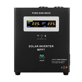 Сонячний інвертор (ДБЖ) LogicPower LPY-C-PSW-2000VA (1400Вт) MPPT 24V (LP4126)
