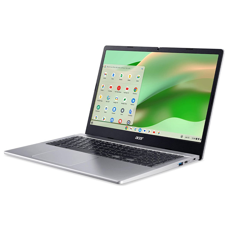 Ноутбук Acer Chromebook CB315-5H 15" FHD IPS, Intel C N100, 8GB, F128GB, UMA, ChromeOS, сріблястий