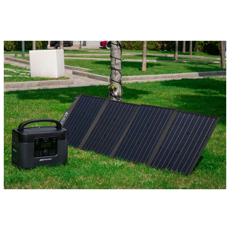 Портативна сонячна панель 2E, DC 120 Вт, USB-С 18 Вт, USB-A 24 Вт