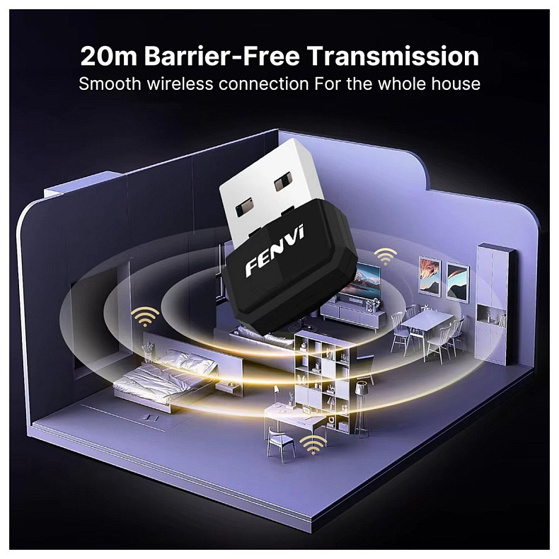 Бездротовий адаптер Fenvi FV-BT5.4