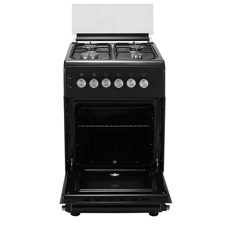 Плита Ardesto газова, 50л, 50x60см, скляна кришка, електропідпал, підсвічування, термометр, каво ада