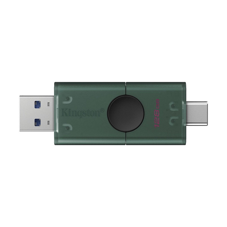 Флешка Kingston DataTraveler Duo 128GB USB3.2 Type-C Green (DTDEG2/128GB)