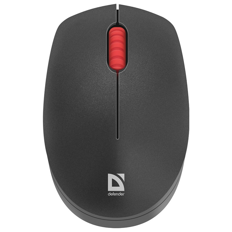 Мишка Defender Tiana MB-055, бездротова, 3кн., 1000 dpi, безшумна, чорна