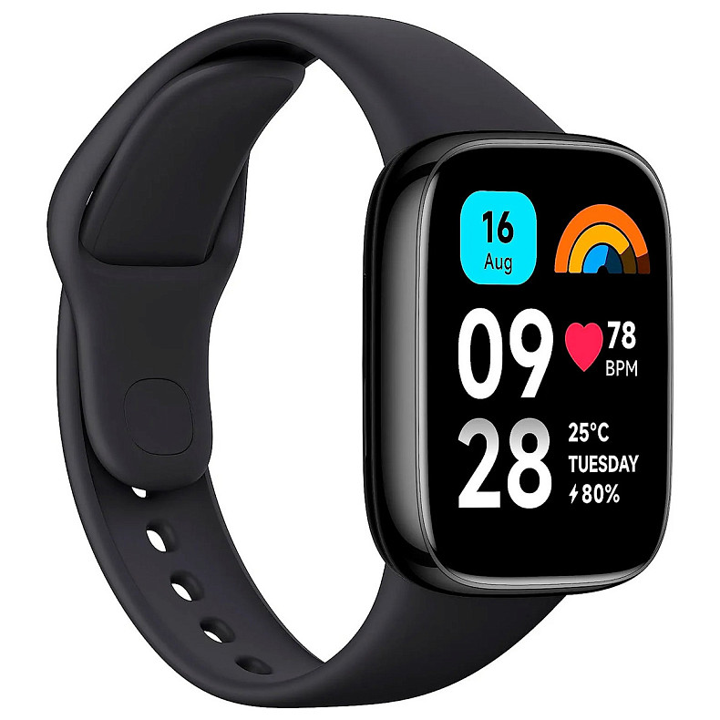 Смарт-годинник Xiaomi Redmi Watch 3 Active Black (BHR7266GL)