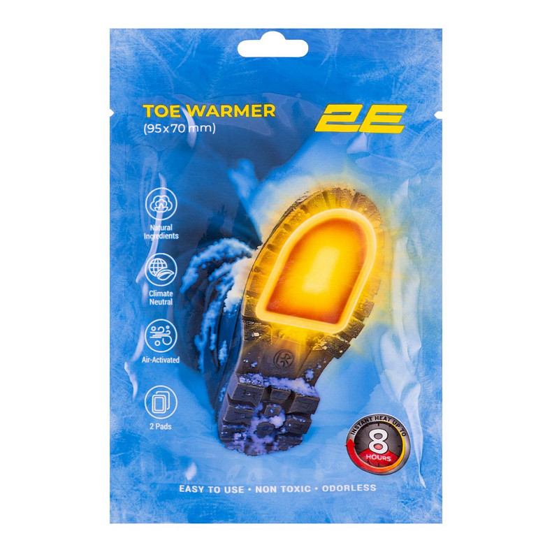Химическая грелка для ног 2E, полустелька (95х70 мм), до 8 часов – 10 пар