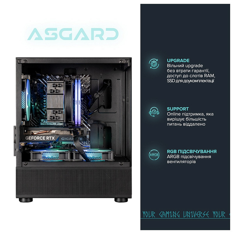 Компьютер ASGARD Eir (I144F.32.S10.56T.16.6005)