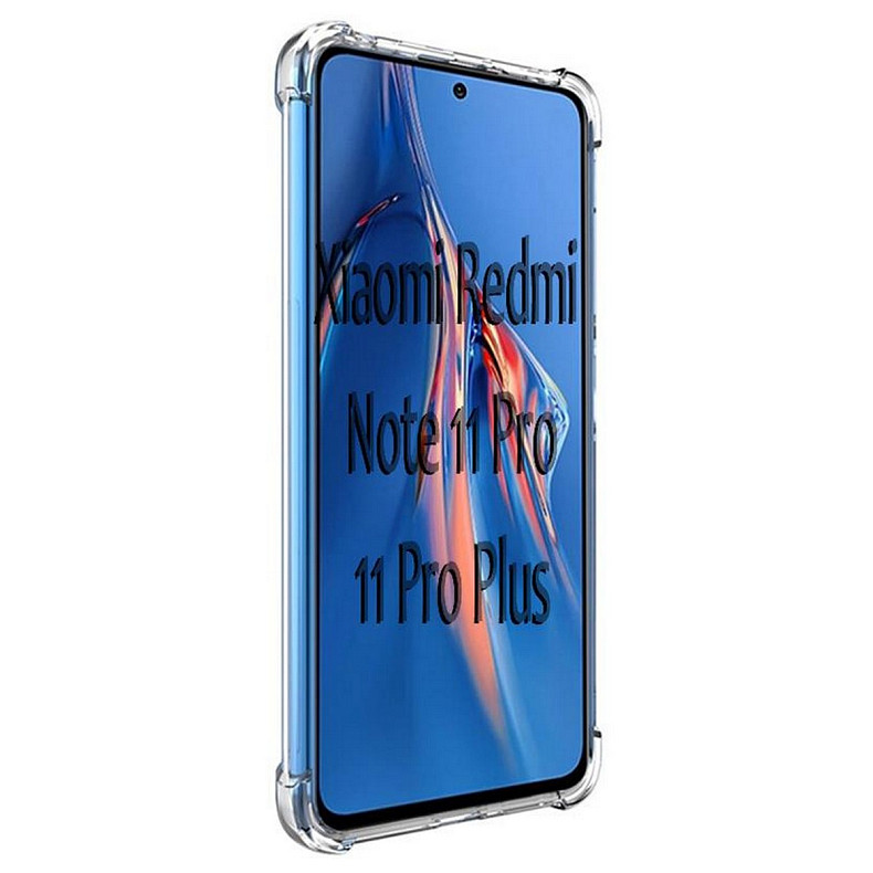 Чохол-накладка BeCover Anti-Shock для Xiaomi Redmi Note 11 Pro/11 Pro Plus Clear (707508)