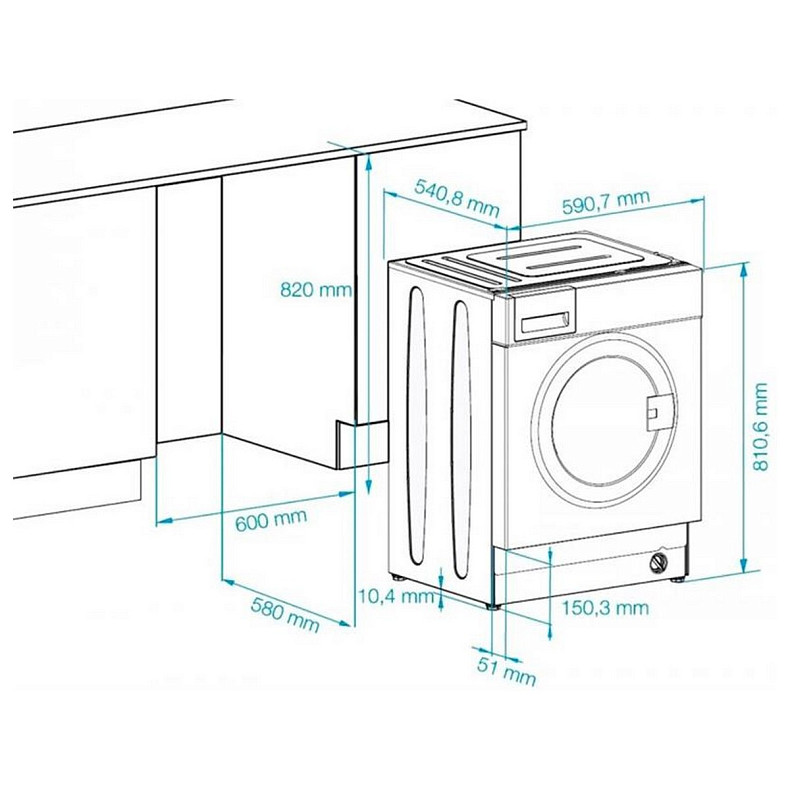 Пральна машина Beko WITC7612B0W