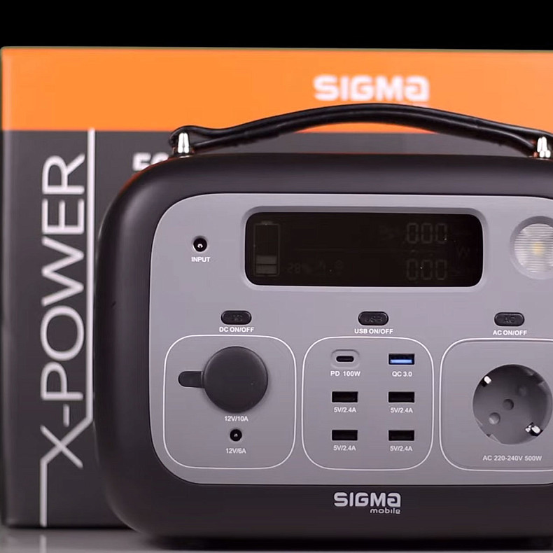 Зарядна станція Sigma mobile X-Power SI140APS Black-Grey (4827798424513)