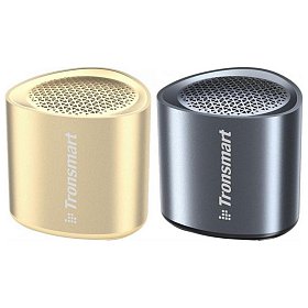 Акустическая система Tronsmart Nimo Mini Speaker Polar Black + Nimo Mini Speaker Gold (994703)